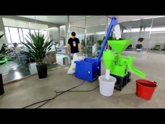 آلة طاحونة الأرز المحمولة بقدرة 700 كجم / ساعة مع مصعد متطابق