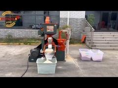 عملية القشرة في مطحنة الأرز التجارية المحمولة سهلة التثبيت وتصميم محمول